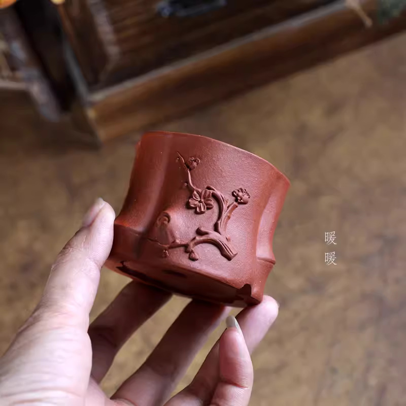 보라색 모래 분재 화분, 조각 꽃 가지 패턴, 전통 중 - Bonsai Garden China 리뷰 및 가격